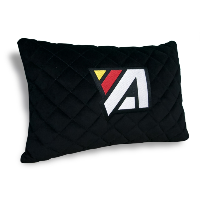 Подушки из алькантары Подушка из алькантары с вышивкой Asata